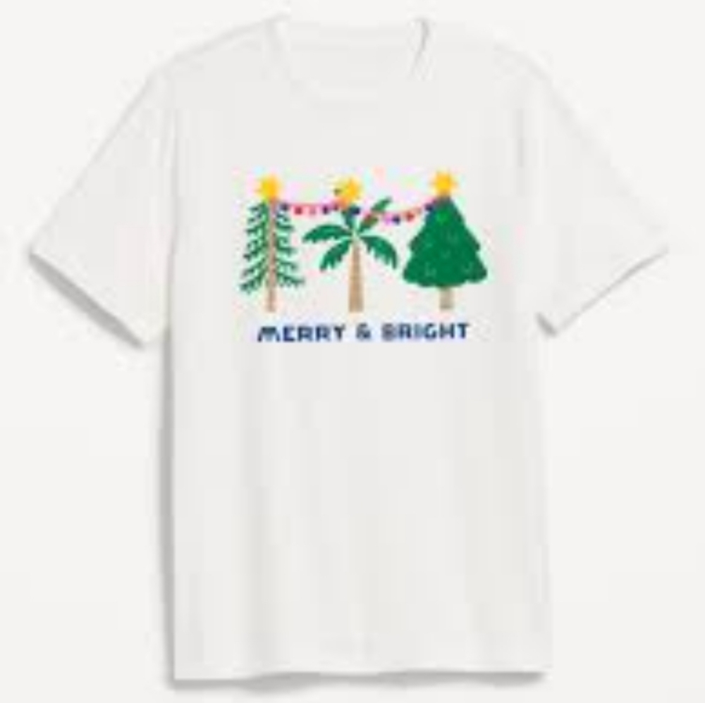 Old Navy White Graphic T-Shirt